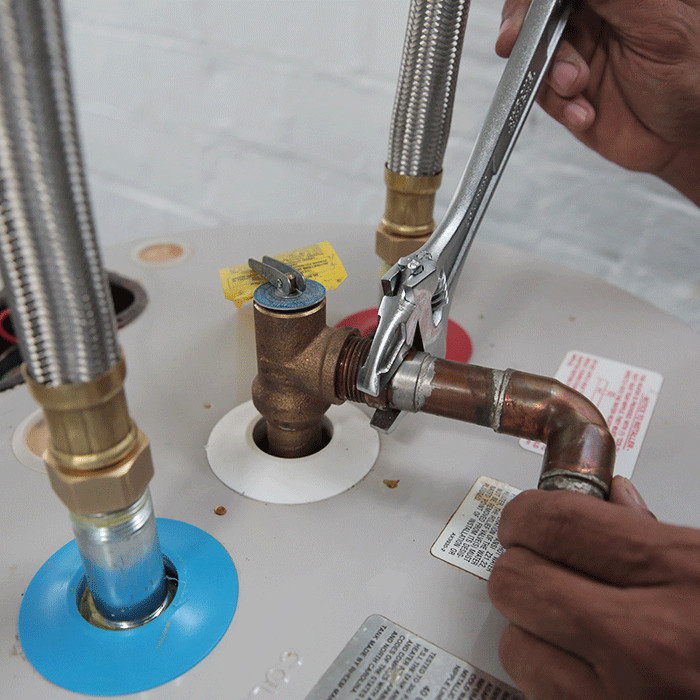 Tankless water heater installation